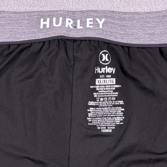 Hurley Mens XL Blue Floral Swim Trunks Compression Liner Board Shorts Resort - Picture 8 of 13